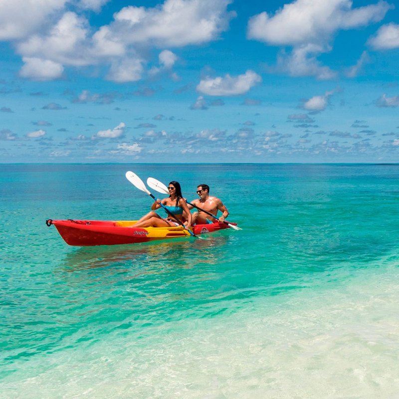 Kajakfahren aus den Seychellen