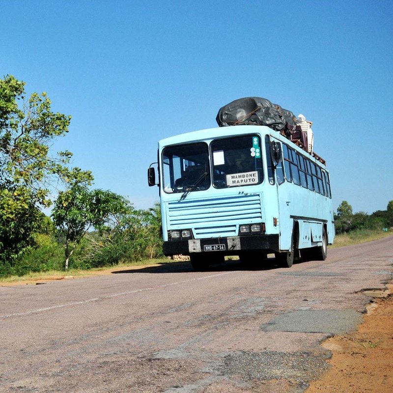 Bus in Maputo