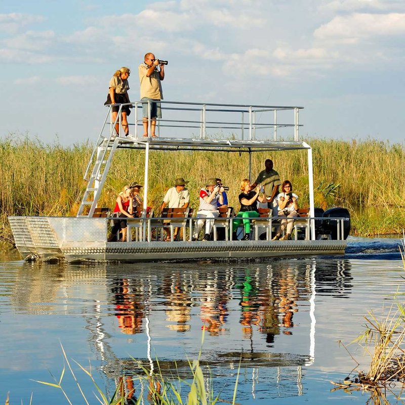 Bootsfahrt in der Zambezi Region