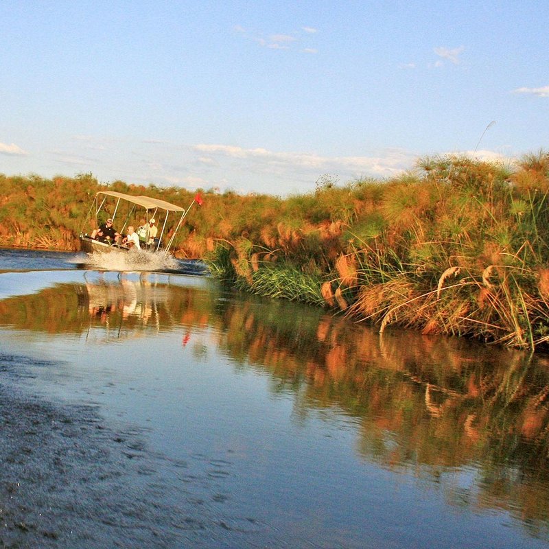 Bootsfahrt Okavango