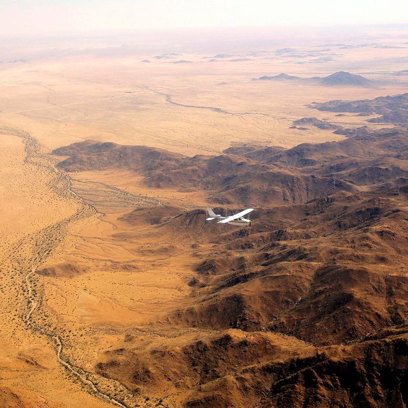Flugsafari über Namibia