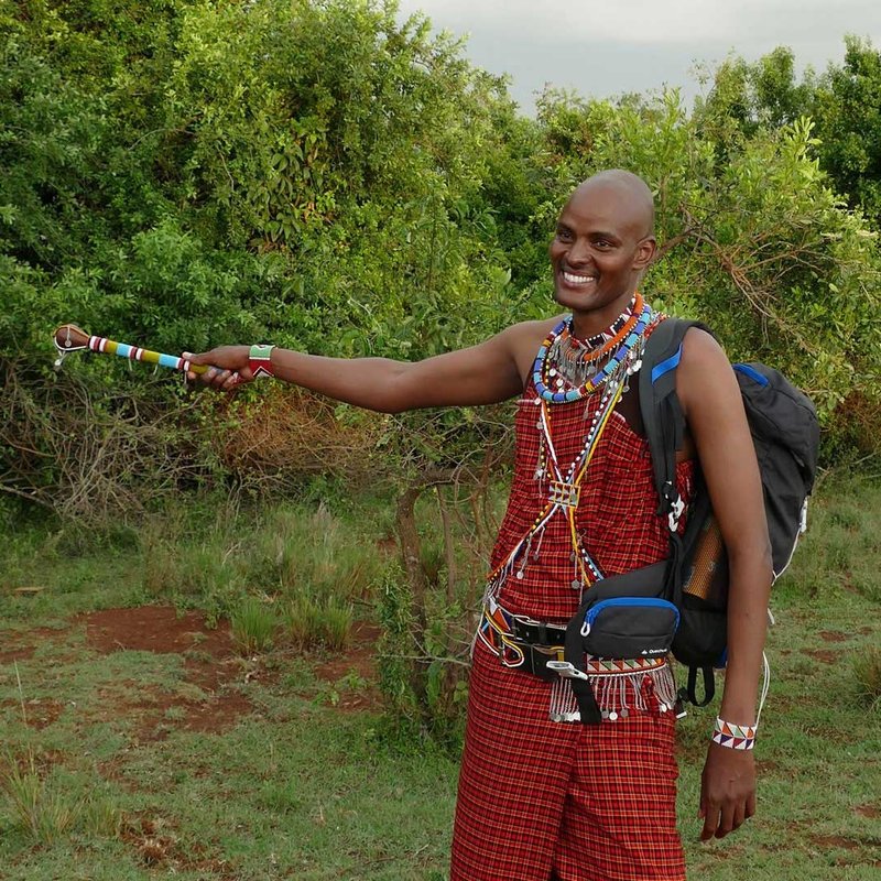Wanderung mit einem Maasai