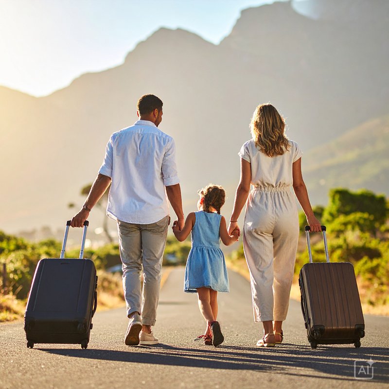 Familie verabschiedet sich aus Südafrika