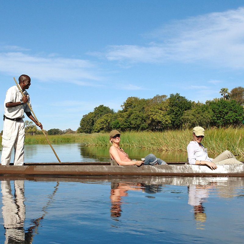 Mokoro fahrt im Okavango Delta 