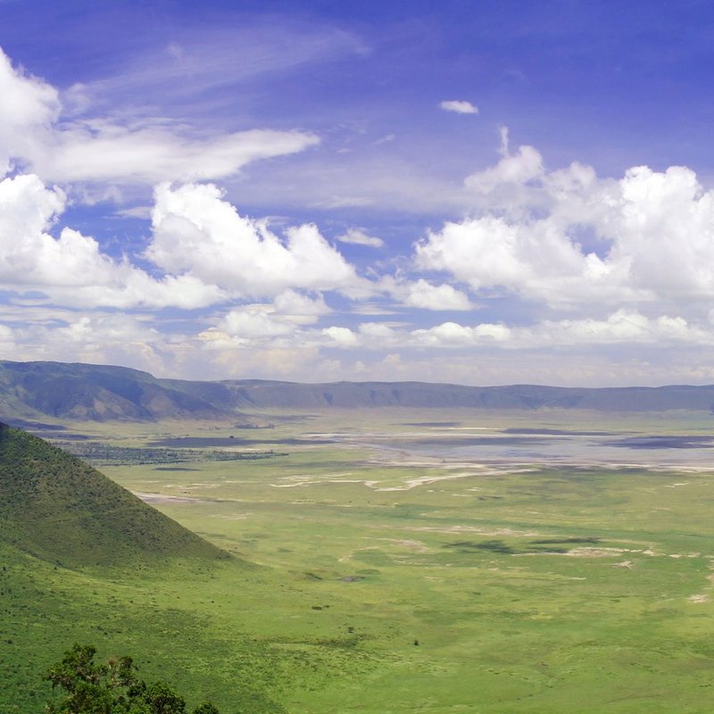 Lake Magadi im Ngorongoro Krater
