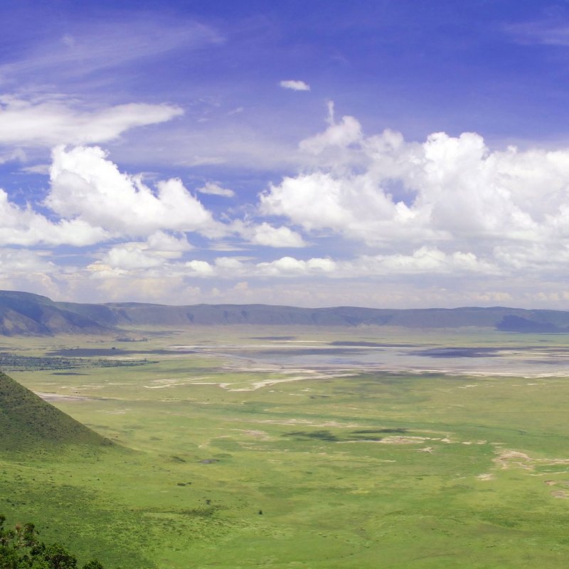 Magadi-See im Ngorongoro Krater