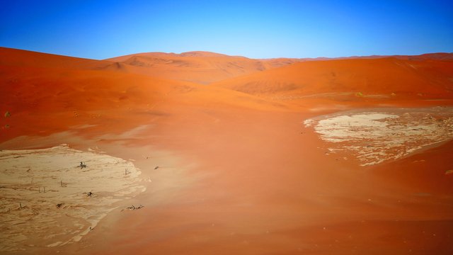 Deadvlei in Sossusvlei von oben fotografiert