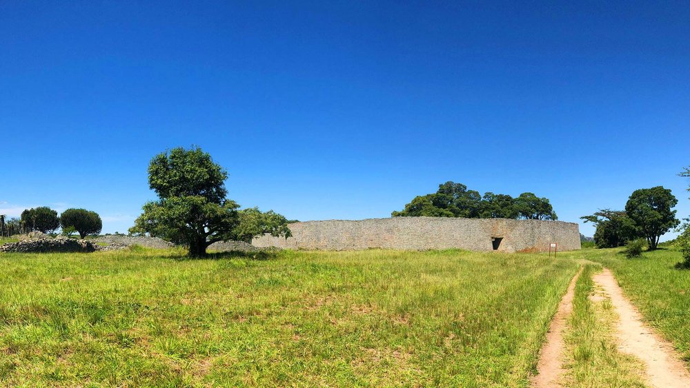 Mauern der Ruinenstadt Great Zimbabwe