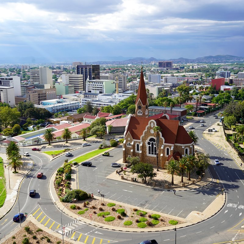 Blick auf Windhoek