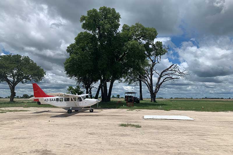Flugsafari mit Kleinflugzeug in Botswana