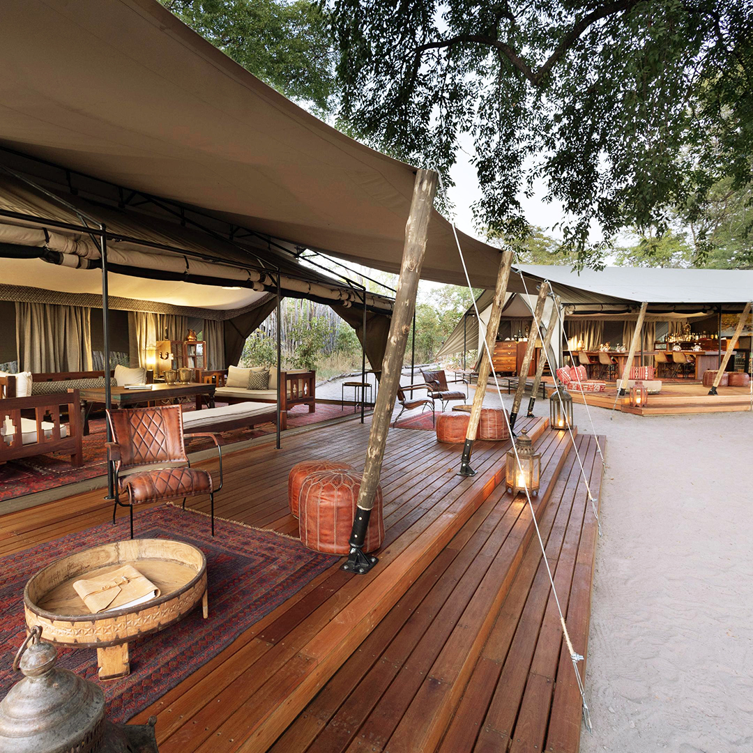 Main Area des Selinda Explorers Camp