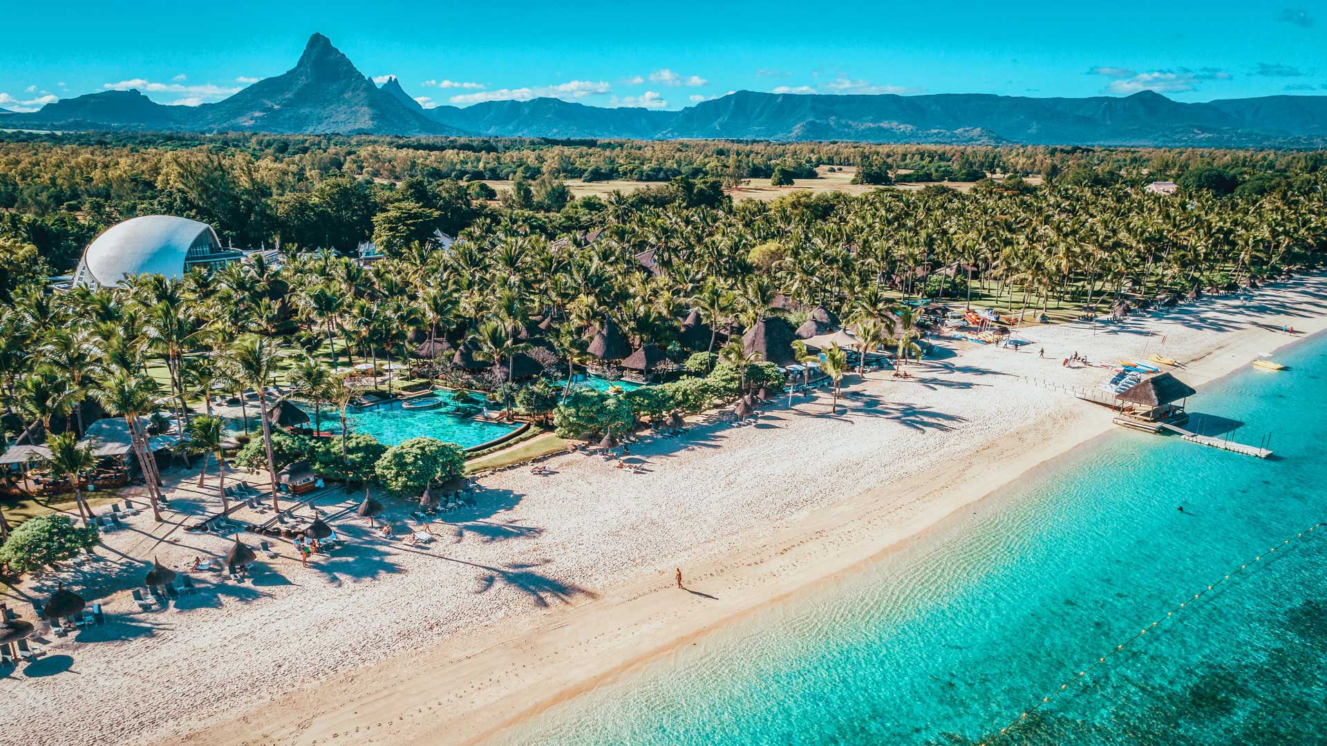 Unterkunft am Strand auf Mauritius