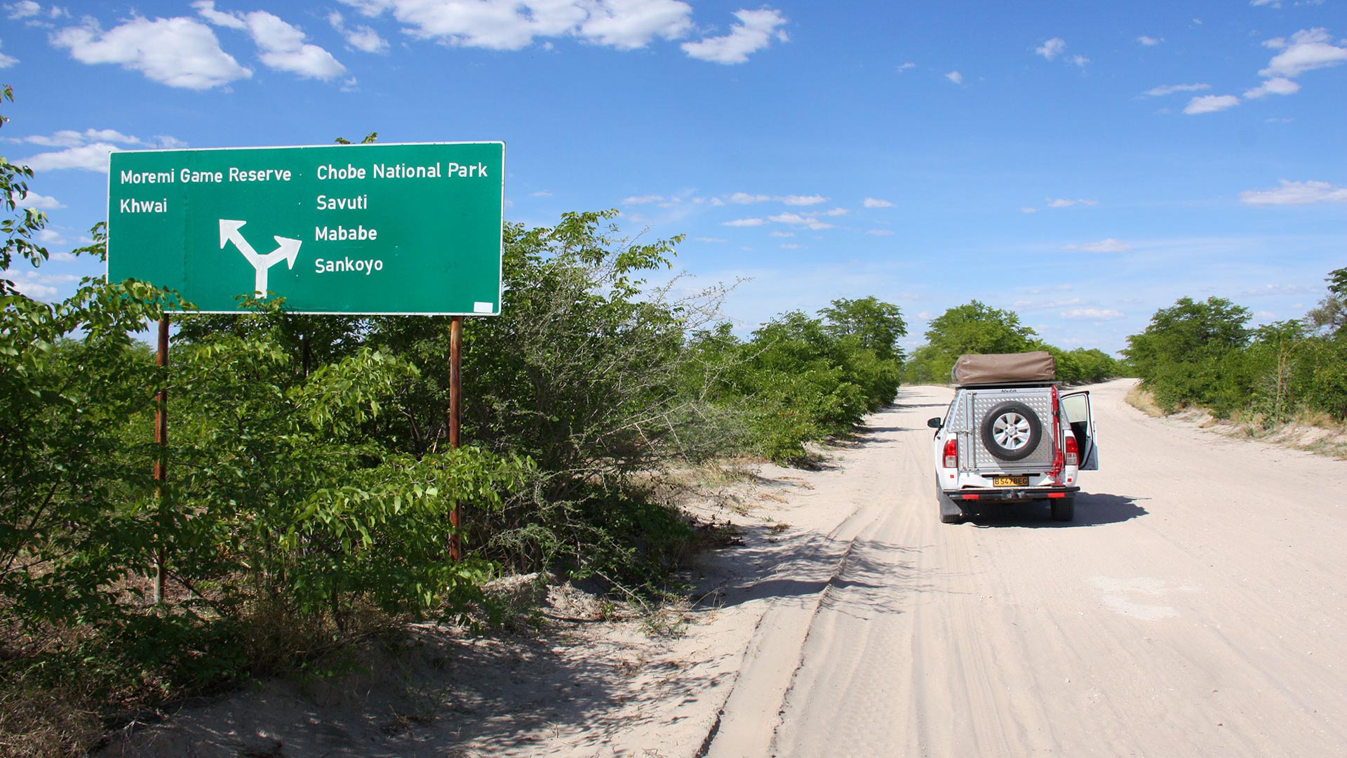 Mietwagenreise durch Botswana und Zambezi