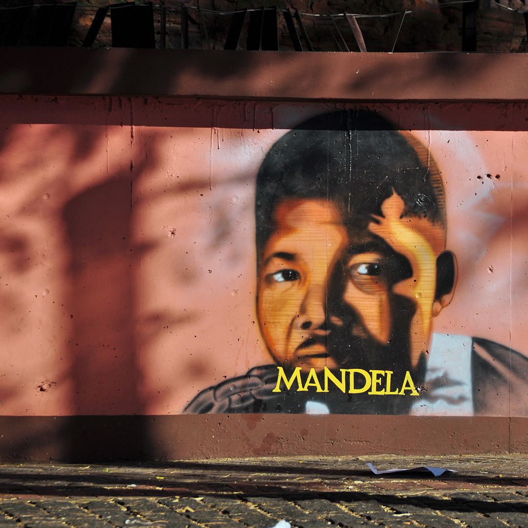 Graffitti von Nelson Mandela